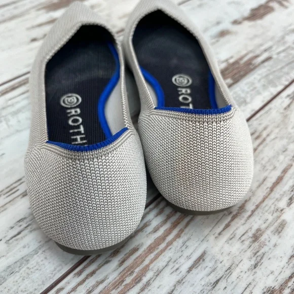 Rothy’s The Point Flax Birdseye Knit Flats - Size 8.5 - Picture 7 of 16